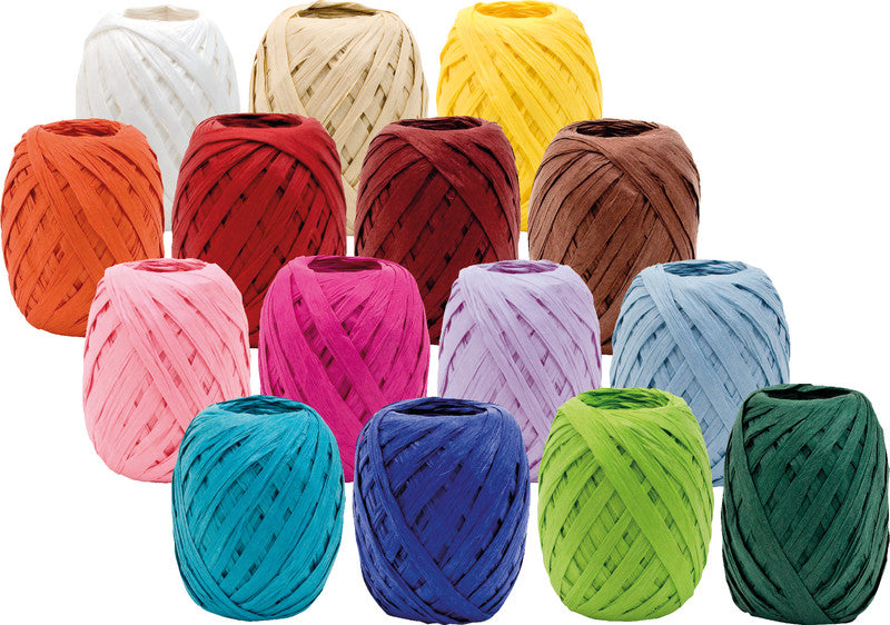 Goldina Bastpapier Raffia – Flieder – 7 mm × 30 m