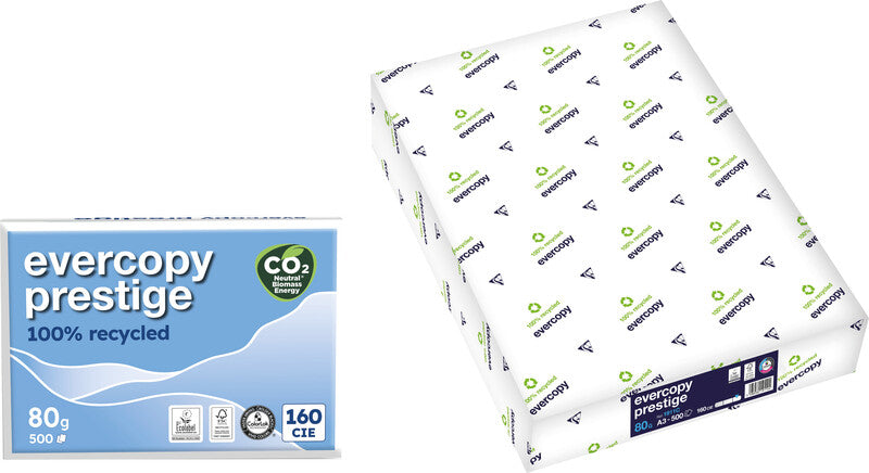 Clairefontaine Kopierpapier – A4, 80 g/m², weiss – für Inkjet, Laser, Kopierer – FSC – 500 Blatt