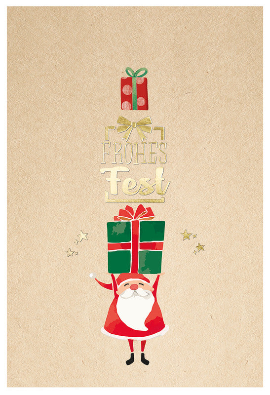 Kurt eulzer Weihnachtsgrusskarte (Pop-Up) – A6 (105 × 148 mm) – mit Umschlag, Text DE, Karton