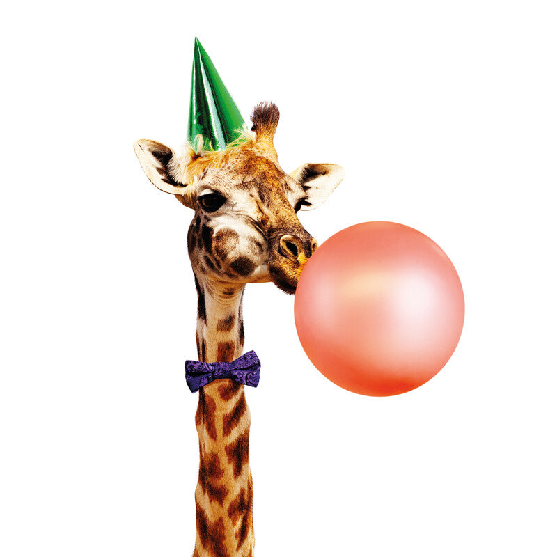 Fasana Servietten Birthday Giraffe – 33 × 33 cm – 3-lagig, Tissue – 20 Stk., FSC