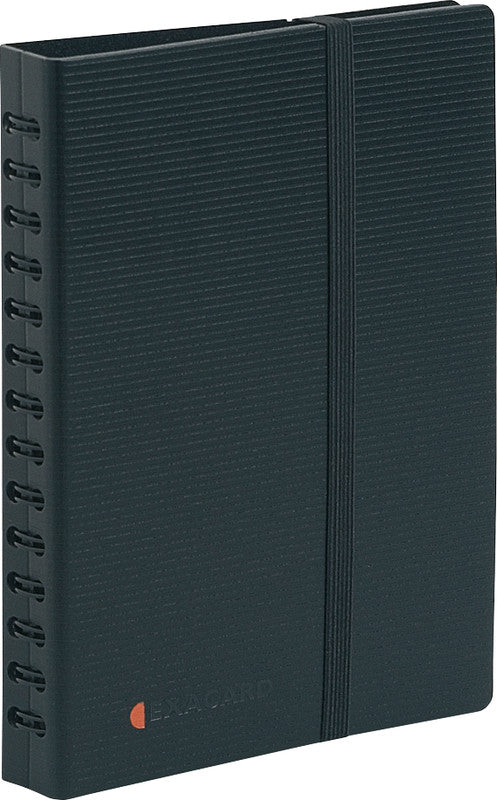 Exacompta Visitenkartenbuch EXACARD – für 120 Visitenkarten, Polypropylen (PP), schwarz