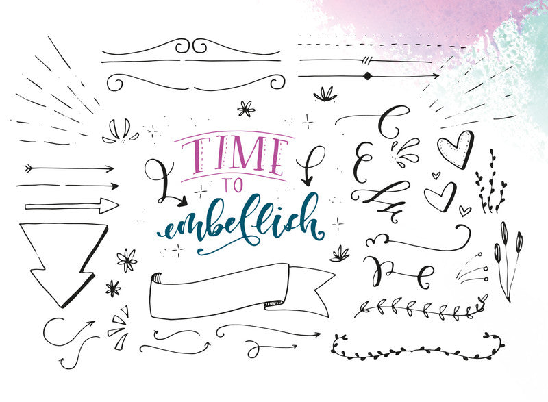 Tombow Handlettering-Set – 2 ABT Dual Brush Pens, Fudenosuke, Mono Twin, Bleistift 3H, Radierer