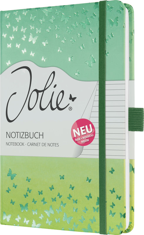 Sigel Notizbuch A5, liniert, Fadenheftung, Hardcover, 174 Seiten, perforiert, 80 g/m² – mehrfarbig