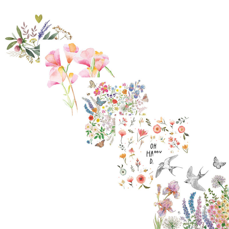 Ppd Servietten Nature Romance – 33 × 33 cm – 3-lagig, Tissue – 20 Stk., FSC