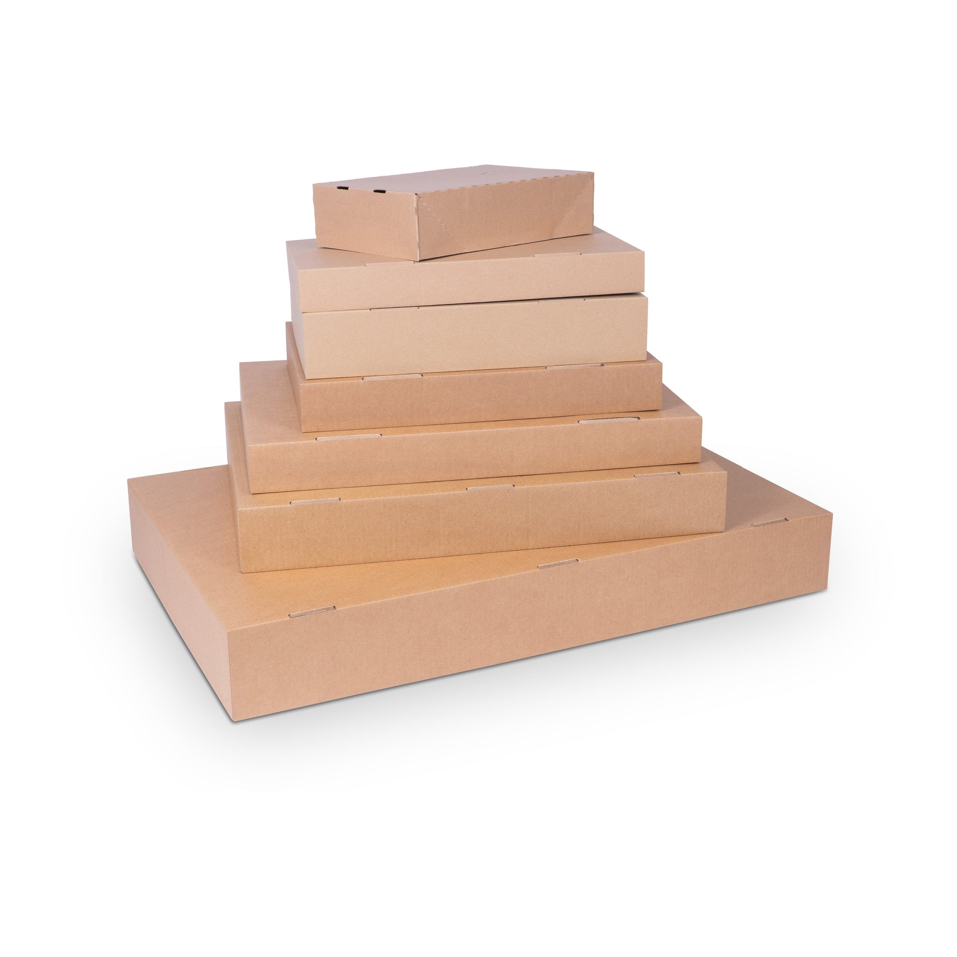 Model Stülpschachtel-Boden, braun – 600 × 420 × 80 mm