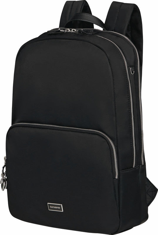 Samsonite Karissa Biz 2.0 Notebook-Rucksack – 13,5 l, USB-Port, Aufsteckfunktion, Nylon, Schwarz