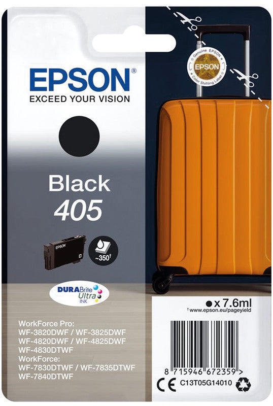 Epson Tintenpatrone 405, Schwarz, 7,6 ml