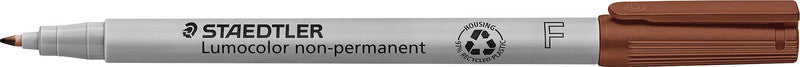 Staedtler Non-Permanent-Marker Lumocolor – fein 0,6 mm – braun – nachfüllbar
