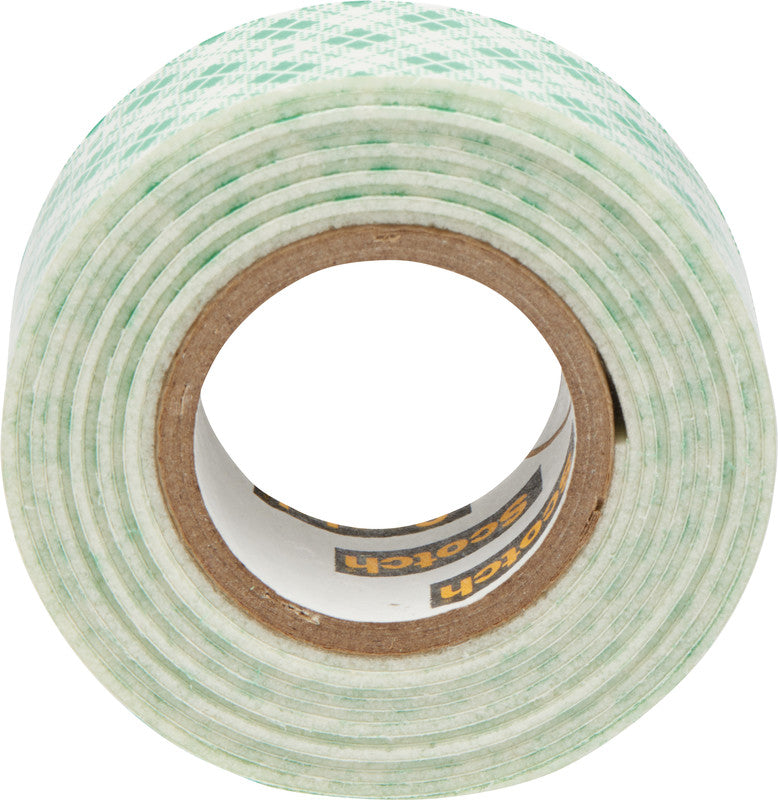 Scotch Montageband, stark, für den Innenbereich, für glatte Oberflächen – 19 mm × 1,5 m, weiss, bis 1 kg/22 cm