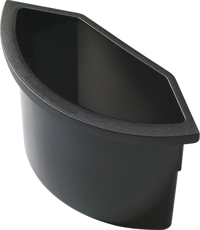 Helit Abfalleinsatz – 2 l, Kunststoff, schwarz – B × H × T 272 × 165 × 120 mm – für H61052, H61057 & H61058