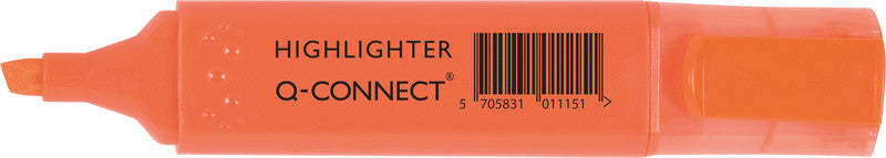 Q-CONNECT Textmarker Set 6 Farben – Keilspitze, 1–5 mm
