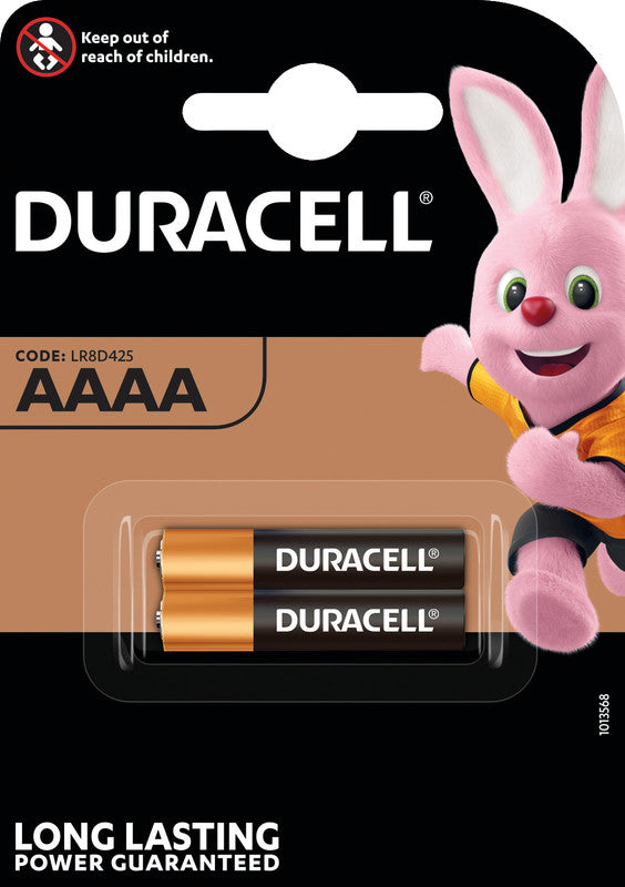 Duracell LR8D425 Akku 1,5 V 600 mAh 0,90 Wh Alkaline