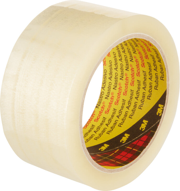 Scotch Verpackungsband PP 371 – permanent, glatt, PP, 38 mm × 66 m, transparent, Kern Ø 75 mm