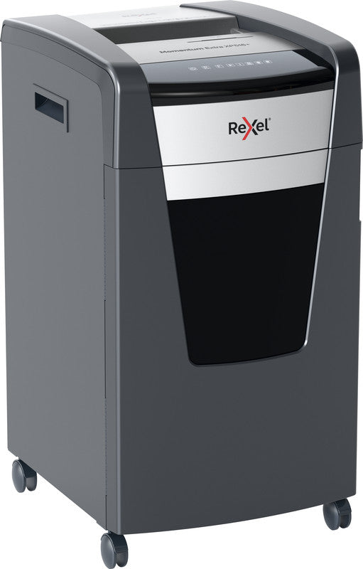 Rexel Momentum Extra XP516+ – Aktenvernichter, DIN P-5, Mikroschnitt 2 × 15 mm, 16 Blatt, 85 l, A4