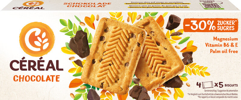 Céréal Gebäck – Milchschokolade, 4 × 57,5 g (230 g)