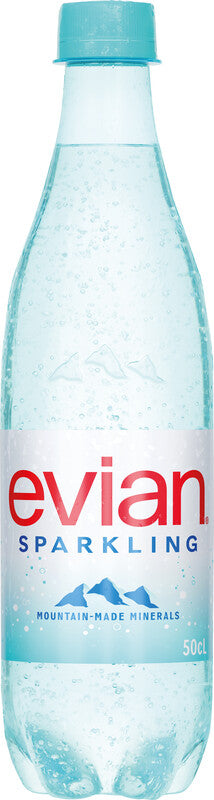 evian – Mineralwasser prickelnd – 50 cl