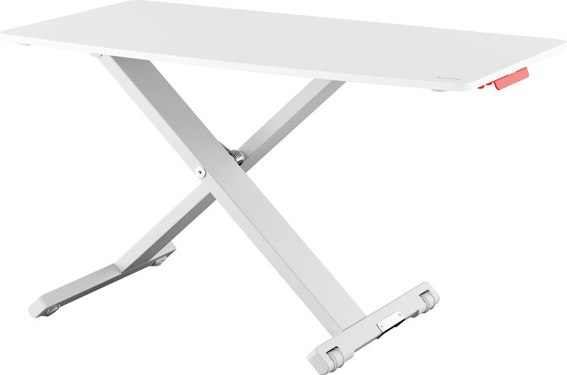 Leitz Stehtisch – 35 × 70 × 4,8–31 cm – Grau – Höhenverstellbar
