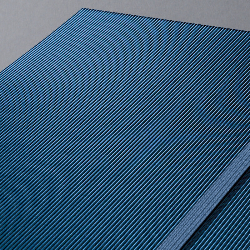 Sigel Notizbuch Conceptum Metallic Edition, A5, liniert, Fadenheftung, Hardcover, 194 Seiten – blau