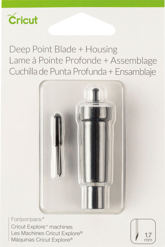 Cricut Ersatzklinge Deep-Point – Schnitttiefe bis 1,5 mm, für Maker 3, 1 Stück