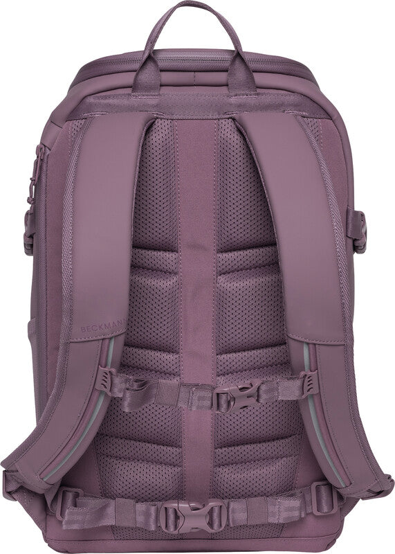 Beckmann Street Go – Notebook-Rucksack – für 16"-Notebook, 26 l, rPET, violett, USB-Anschluss