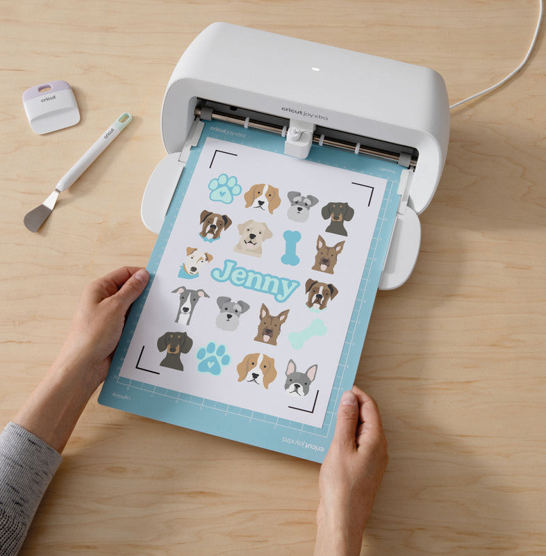 Cricut Stickerkarton Smart Paper – für Cricut Maker, Explore 3 und Joy Xtra – A4 – weiss – 6 Stk.