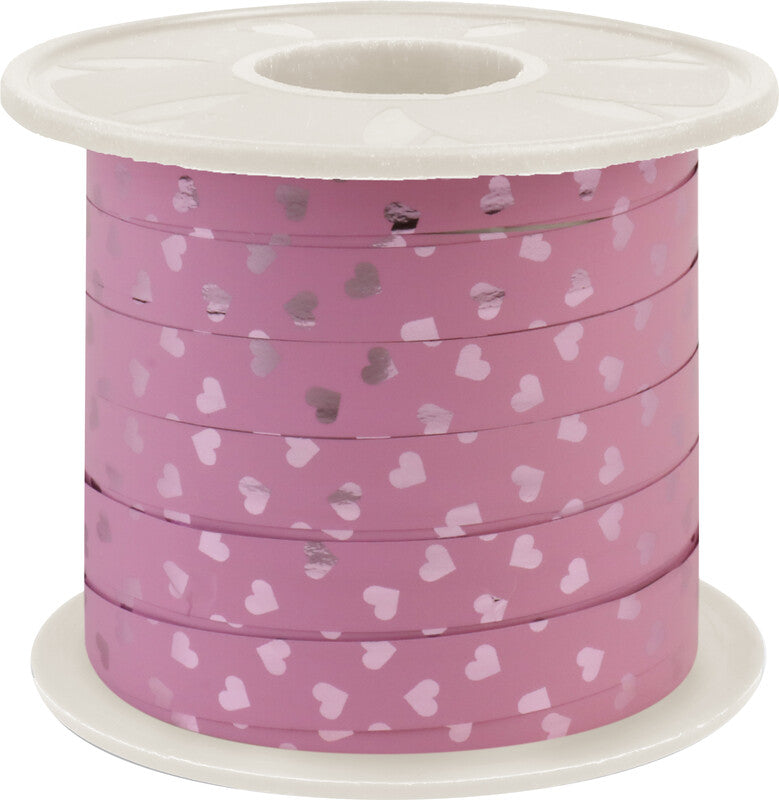 Präsent Geschenkband – Cherie – Kunststoff, Altrosa – 10 mm × 100 m