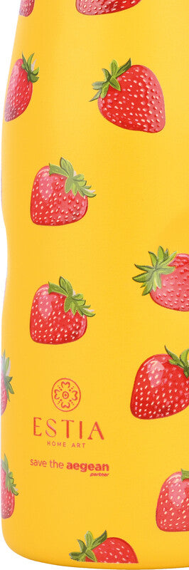 Estia Trinkflasche – 5 dl – Edelstahl, isoliert, Schraubverschluss – Berry Bright