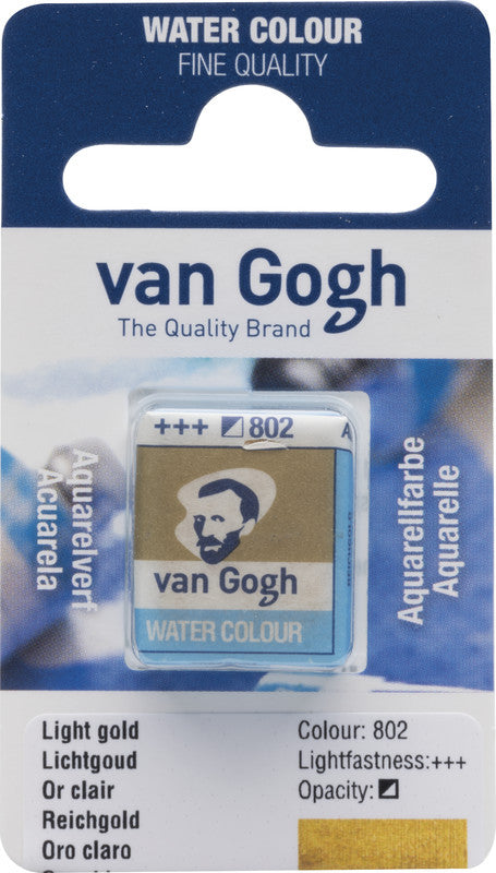 Van Gogh Aquarellfarbe – Reichgold Metallic, für dunkle Untergründe