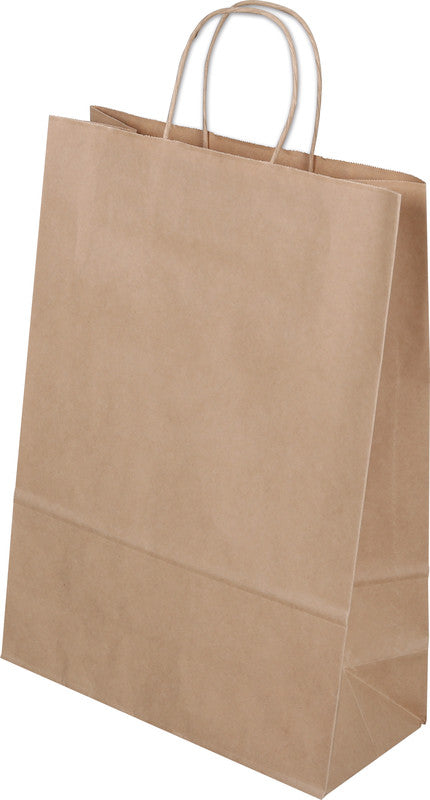 Elco Tragetasche, braun – 270 × 120 × 370 mm – 50 Stk.