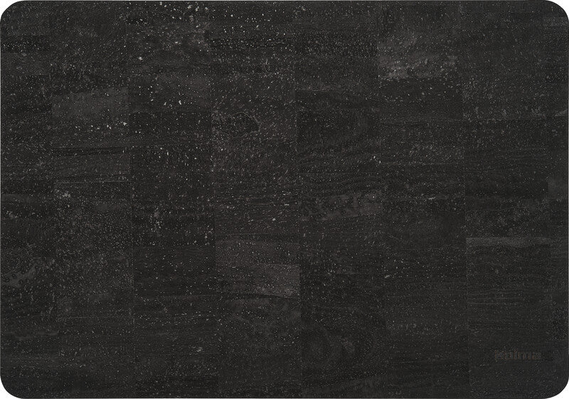 Kolma Schreibunterlage – Kork, matt – Schwarz – 66 × 45 cm – rutschfest, PVC-frei