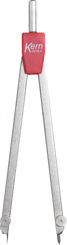 Kern scola Wandtafel-Zirkel – Schenkellänge 15 cm, Radius 23 cm, Messing, Silber