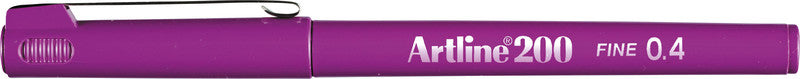 Artline Fineliner 200 – 12er-Set – 0,4 mm – sortiert