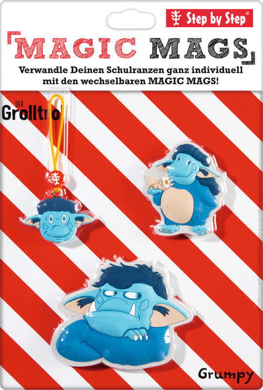 Step by Step Spiegelburg – Magic Mags Zubehörset – 3-teilig – Grolltroll – für Cloud, Space, 2in1 Plus und andere