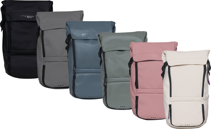 Beckmann Street Light – Notebook-Rucksack – für 16" Notebook, 22 l, rPET (recyceltes PET), creme