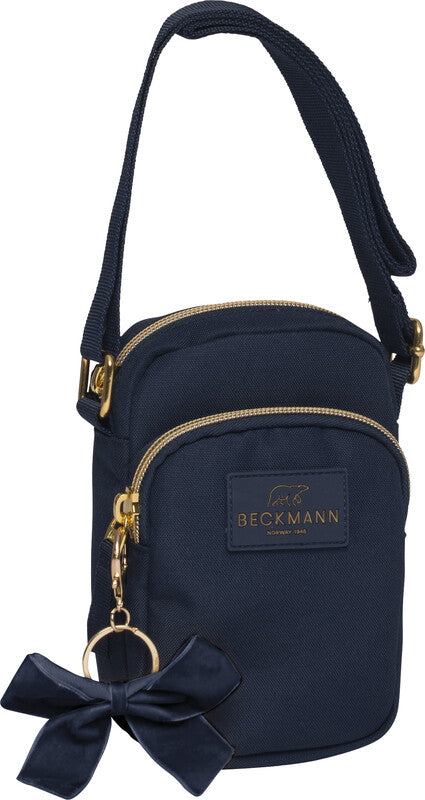 Beckmann Umhängetasche Sport – Motiv Blue Bow, 11 × 17 × 5 cm, Polyester (PES)