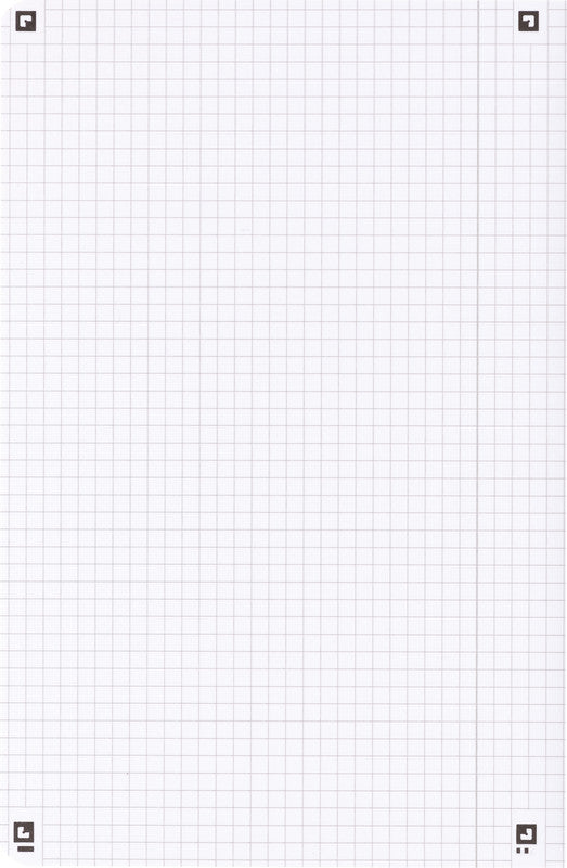 Oxford Collegeblock, Karton, 80 Blatt, 4-fach gelocht, perforiert, 90 g/m² – Schwarz, für SCRIBZEE App