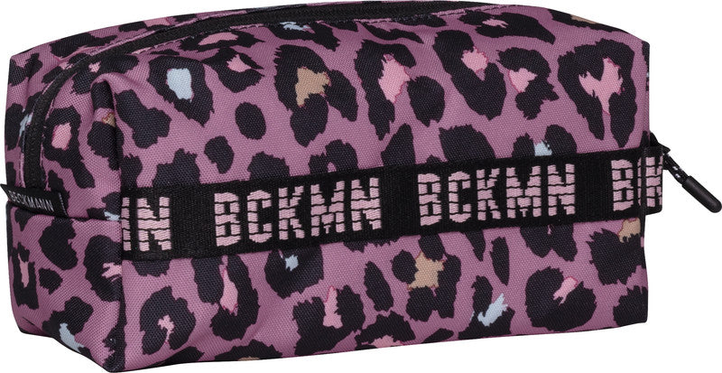 Beckmann Kosmetiktasche – Reissverschluss, wasserabweisend – 240×120×110 mm – mehrfarbig – Dark Safari
