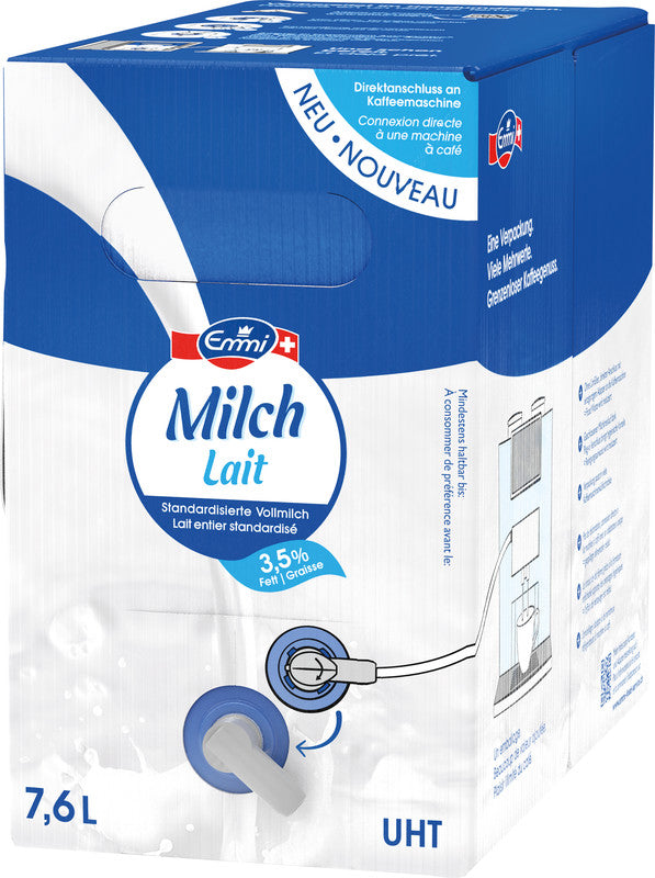 EMMI Vollmilch UHT – 3,5% Fett – 7,6 l
