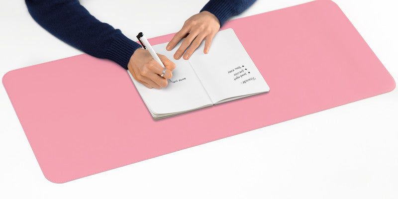 Sigel Schreibunterlage write and roll – rosa/silber – 800 × 300 mm – Kunststoff, rutschfest