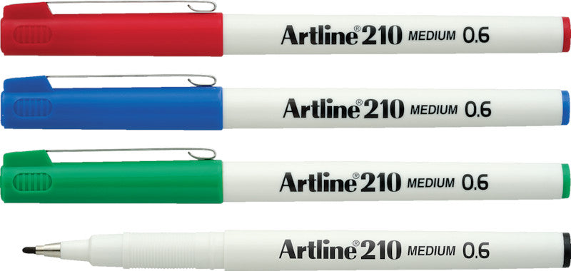 Artline 210 Fineliner 0,6 mm – schwarz