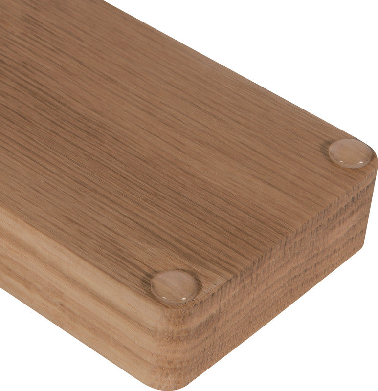 Sigel Visitenkarten-Aufsteller – Holz, Eiche, 206 × 22 mm – für 60 Visitenkarten