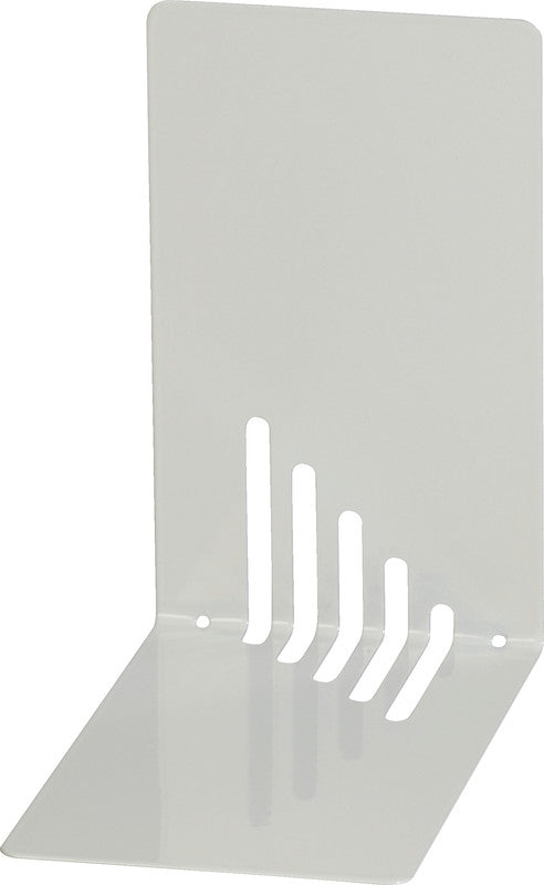 MAUL Buchstützen – grau – 85 × 140 mm – Stahl, 2 Stück