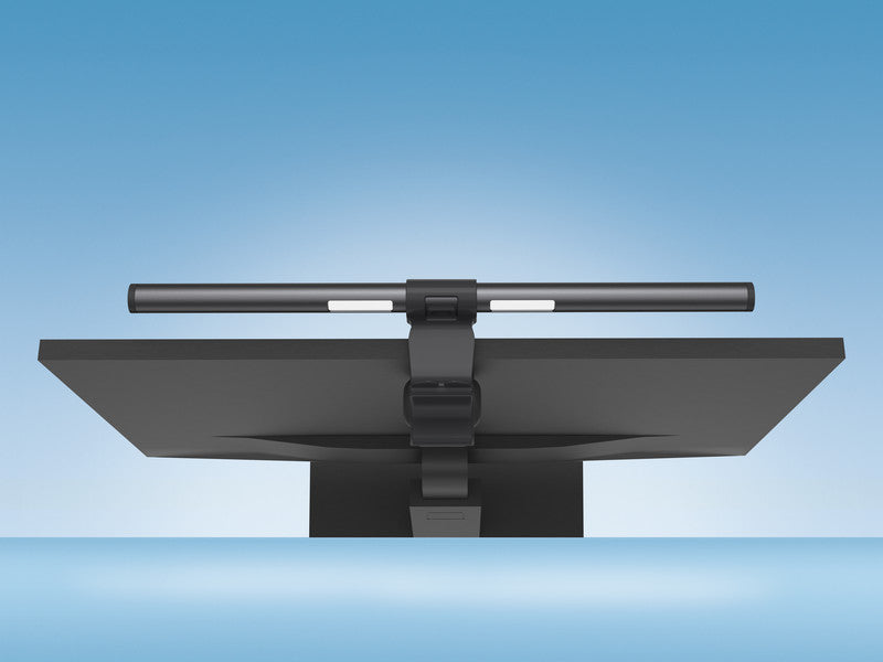 Hansa Flash Bildschirmleuchte – 3100–6400 K, für 50–320 mm, 41 cm, schwarz