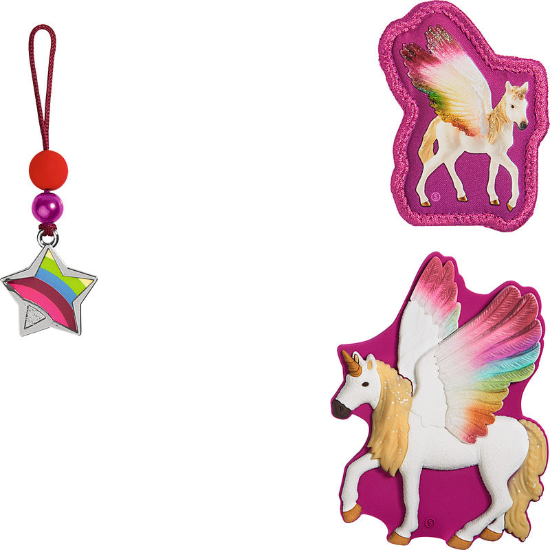 Step by Step Magic Mags Zubehörset – 3-teilig – Geflügeltes Regenbogeneinhorn – für Step by Step