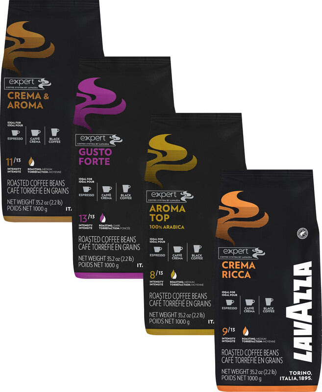 Lavazza Bohnenkaffee Crema & Aroma – 1 kg – Arabica/Robusta – Röstgrad mittel – Intensität 11