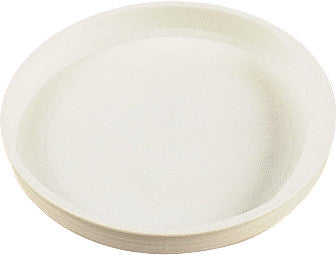 Noname Deckel, weiss, mit Beschriftungsfeldern – 80 × 80 × 10 mm – für Versandrollen