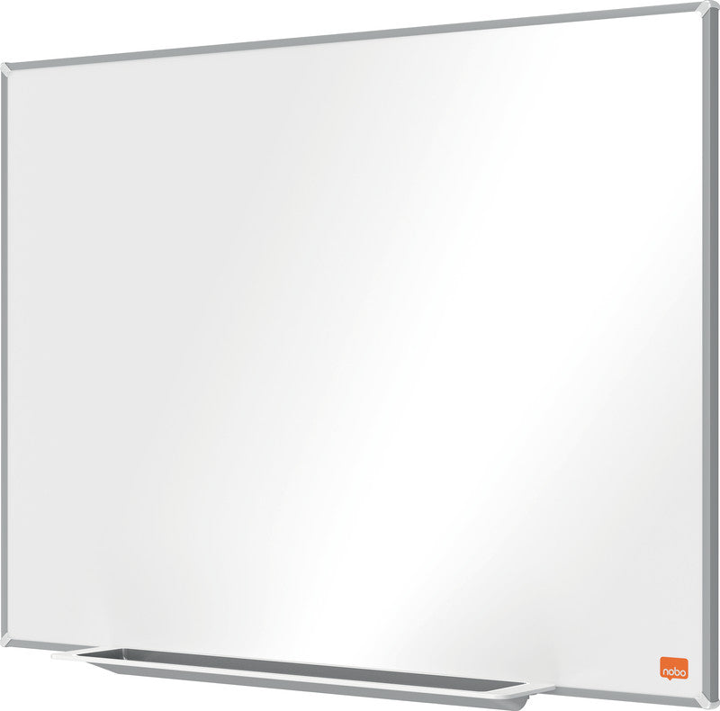 Nobo Whiteboard – 60 × 45 cm, Emaille, magnetisch, Aluminiumrahmen, Wandmontage
