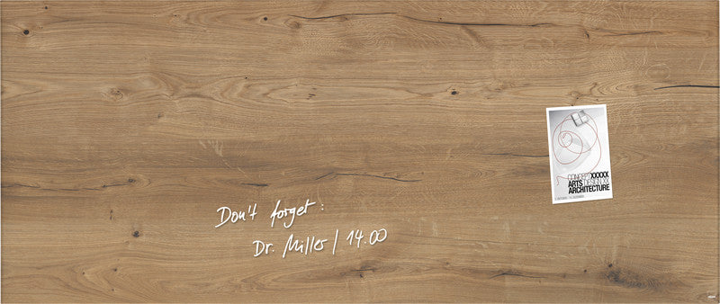 Sigel Whiteboard – 130 × 55 cm, Glas, magnetisch, Wandmontage, inkl. SuperDym-Magnetwürfel, Montagesatz