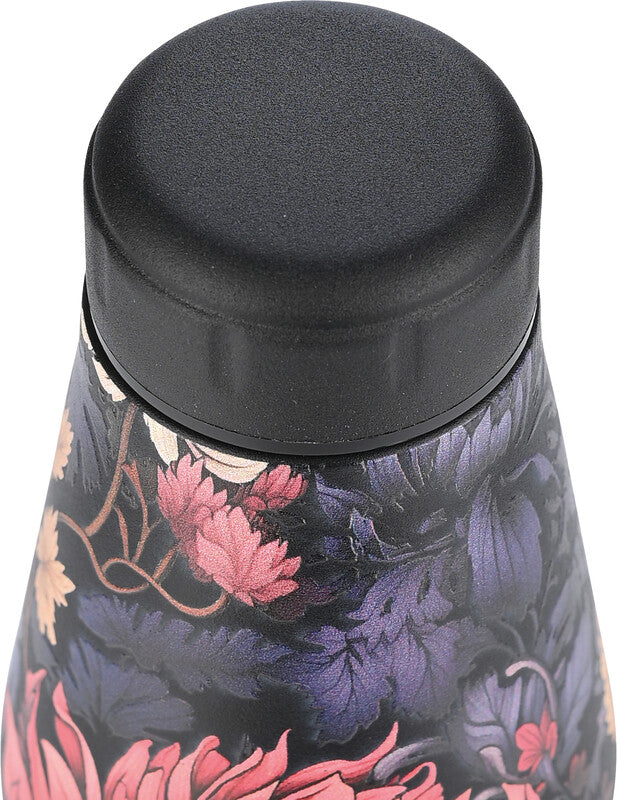 Estia Trinkflasche – 5 dl – Edelstahl, isoliert, Schraubverschluss – Midnight Blossom