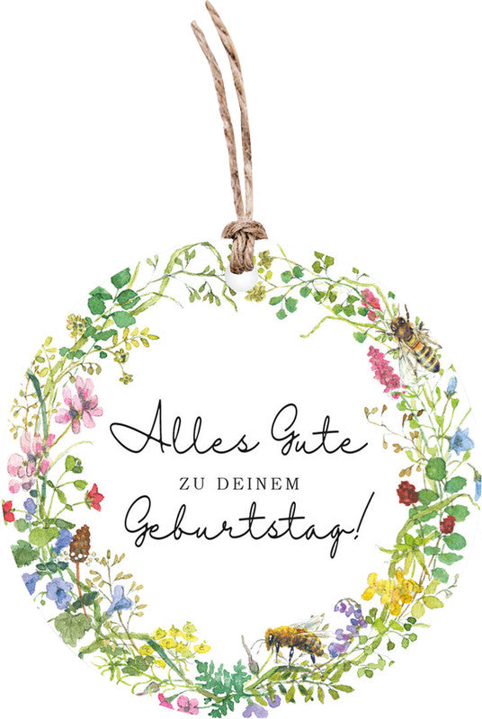 Grätz verlag Geschenketiketten – neutral, sortiert – Papier, matt – Ø 78 mm